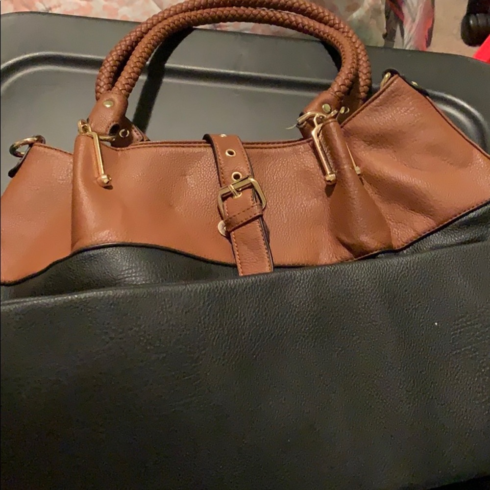 Large two tone bag